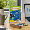 Futurelife High Protein Chocolate Crunch 4 × 50g bars as a convenient home-office protein snack