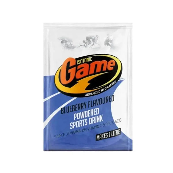 GAME Sachet Blueberry 80g isotonic powder for energy and electrolyte balance