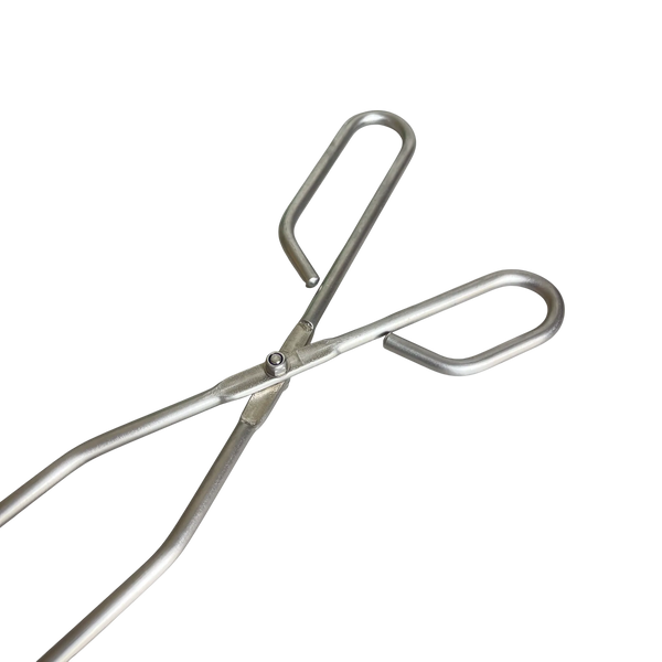 GoodNel Patty Tongs stainless steel medium length 405mm braai grilling tool