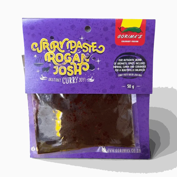 Gorima's Spice Rogan Josh Curry Paste 75g packaging