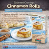 Gourmet Cravings Cinnamon Rolls 825g baking kit with cinnamon swirl and sweet glaze