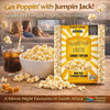 Jumpin Jack Gourmet Popcorn Butter Seeds microwave popcorn pack of 3 with rich buttery flavor
