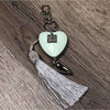 Keyring - Green - Heart with "Hope" - Something From Home - South African Shop