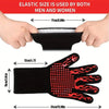 Heat resistant "Braai" gloves - Red & Black - Something From Home - South African Shop