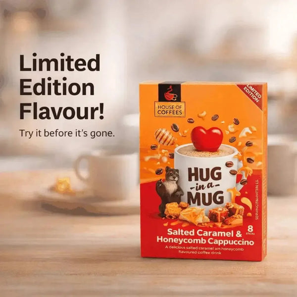 Hug-in-a-Mug - Salted Caramel & Honeycomb Cappuccino (8 x 24g) Facebook Ad