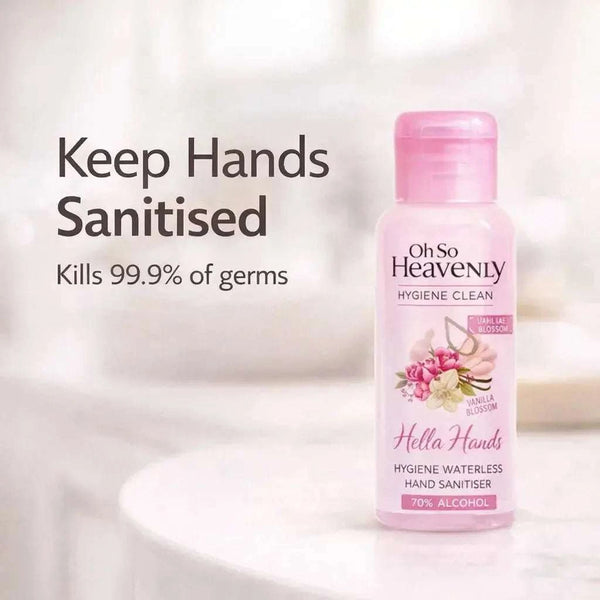 Oh So Heavenly Hygiene Clean Hula Hands - Waterless Hand Sanitiser (60ml) Facebook Ad