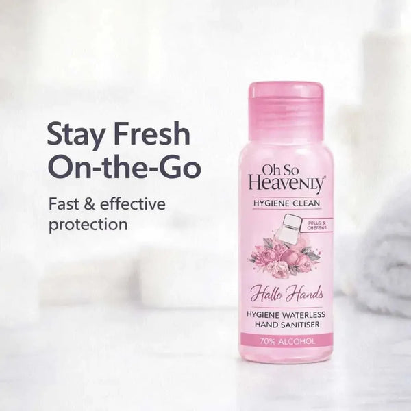 Oh So Heavenly Hygiene Clean Hula Hands - Waterless Hand Sanitiser (60ml) Facebook Ad