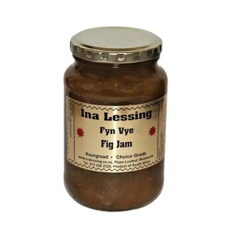 Ina Lessing Fig Smooth Jam 500g jar with rich smooth fig spread