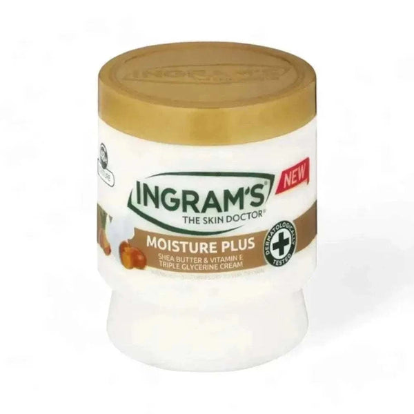 Ingrams Camphor Lotion Moisture Plus Shea 450ml moisturizing skin lotion with shea butter and vitamin E
