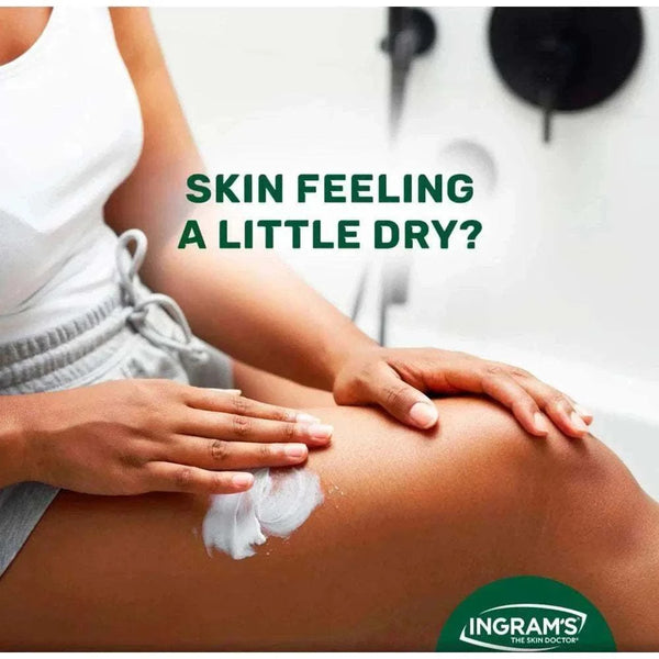 Ingrams Camphor Original Cream 450ml for dry skin relief.