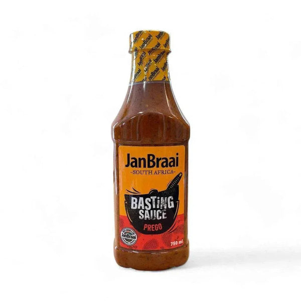 Jan Braai Basting Prego - 750ml bottle with South African-style sauce for grilling.