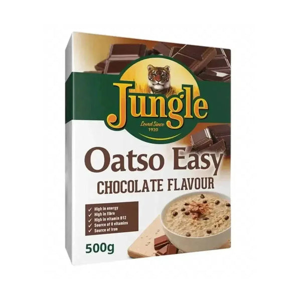 Jungle Oatso Easy Chocolate 500g nutritious oat breakfast with rich chocolate flavor