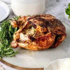 Knorr Cook in Bag Garlic and Rosemary seasoning with cooked roasted chicken.