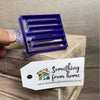 Small purple Koeksister Cutter for making traditional Afrikaans fried dough pastries