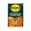 Koo Mixed Vegetables in Curry Sauce 420g can.