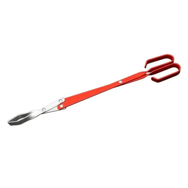 LK Braai Tongs aluminium 500mm with powder-coated handles and durable rivets