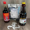 Original Biltong Kit with Worcestershire Sauce, Biltong Spice, Brown Vinegar, and Biltong Hooks to make your own biltong