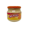 Melrose Cheese Spread Cheddar in a 250g jar with orange lid and yellow label