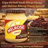 Melrose Processed Cheese Spread Biltong Flavour 400g jar on white background