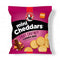 Bakers Mini Cheddars Fruit Chutney 33g snack pack with cheesy biscuits.