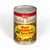 Gold Dish Mixed Vegetable in Hot Curry Sauce 415g can with peas, potatoes, and beans.