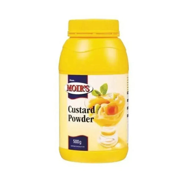 Moir's Custard Powder 500g pack for creamy South African dessert recipes