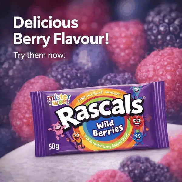Mr Sweet Rascals - Wild Berries 50g Facebook Ad