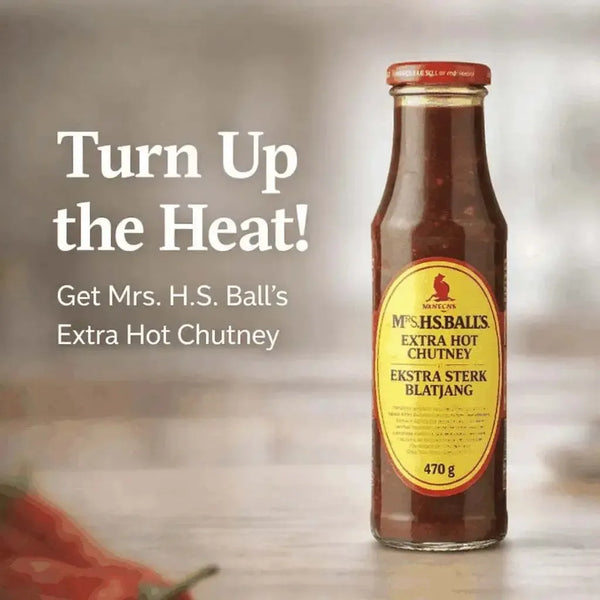 Mrs Balls Chutney XTRA Hot 470g Facebook Ad