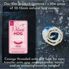 Natural hog casings 32-35mm, 10m pack with one pre-tubed length