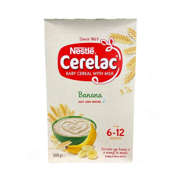 Nestle Cerelac Baby Cereal with Milk (Banana) - 500g from South African Shop in New Zealand – Something From Home.