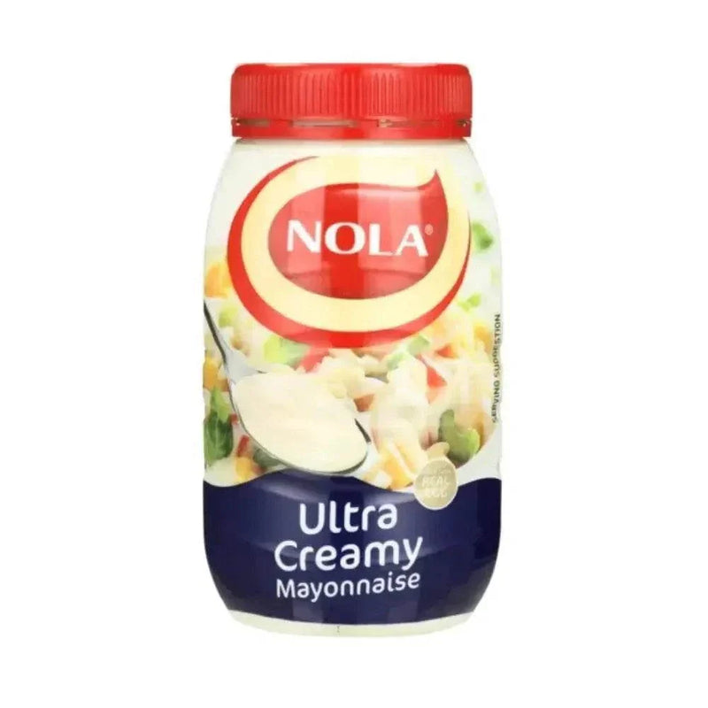 Nola Ultra Creamy Mayonnaise 730g jar with smooth texture and real egg yolk