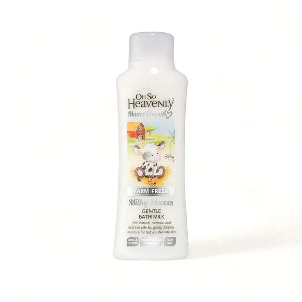 Oh So Heavenly Mum & Cherub Farm Fresh Milky Mooves Gentle Bath Milk (750ml) - Something From Home - South African Shop