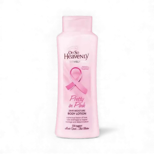 Oh So Heavenly Positively Pink Pretty in Pink 24hr Moisture Body Lotion 720ml for breast cancer support and skin hydration
