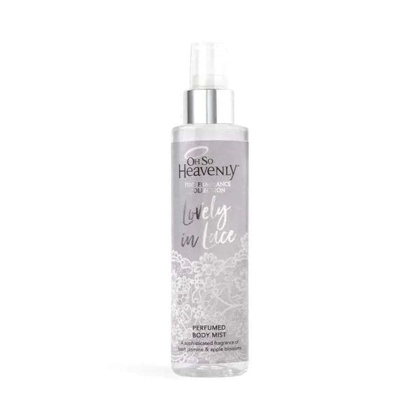 Heavenly Fine Fragrance Body Mist - Lovely in Lace with floral notes, 150ml.