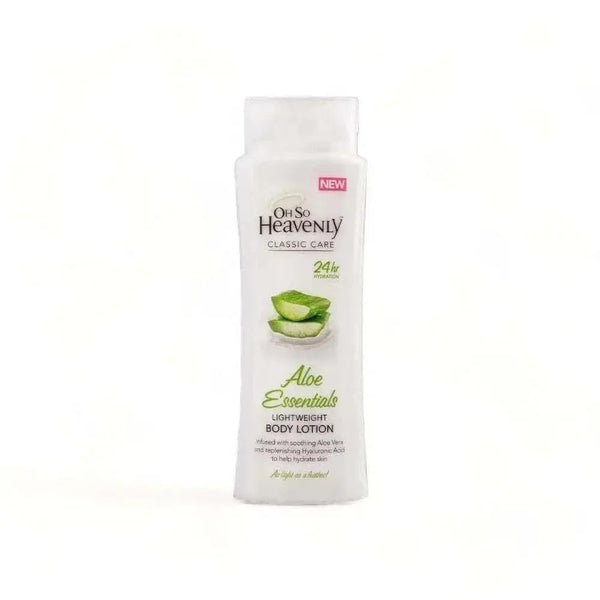 Oh So Heavenly Classic Care Body Lotion Aloe Essentials 375ml with Aloe Vera and Hyaluronic Acid for soft, hydrated skin