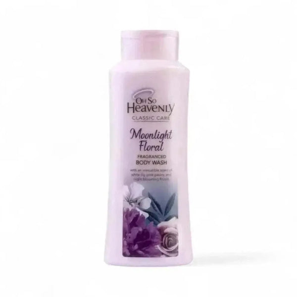 Oh So Heavenly Classic Care Moonlight Floral Body Wash 720ml with rose water and night blooming floral scent