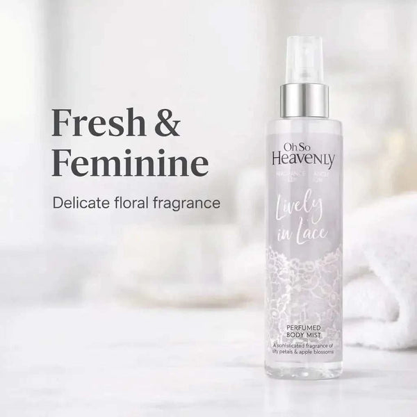 Oh So Heavenly Lovely in Lace floral body mist promotional image