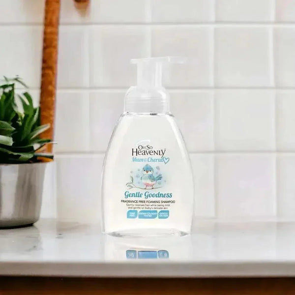 Oh So Heavenly Mum & Cherub Gentle Goodness Foaming Shampoo 250ml bottle for babies