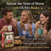 Ouma Rusks Muesli 1kg box with oats, peanuts, coconut, and raisins