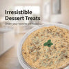 Peppermint Crisp Tart with layers of caramel, whipped cream, and chocolate ready to eat