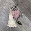 Keyring - Pink - Heart with "Affie Plaas" - Something From Home - South African Shop