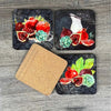 Coasters - Pomegranate & Fig (Set of 4) - Something From Home - South African Shop