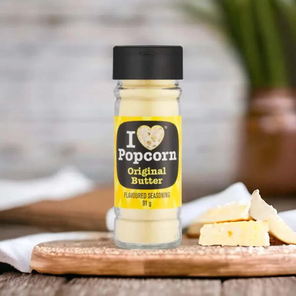 Popcorn Delights Original Butter Popcorn Seasoning 91g bottle for classic buttery popcorn flavor in South Africa