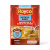 Royco Potato Bake Parmesan and Garlic flavor 40g packet with creamy potato dish image