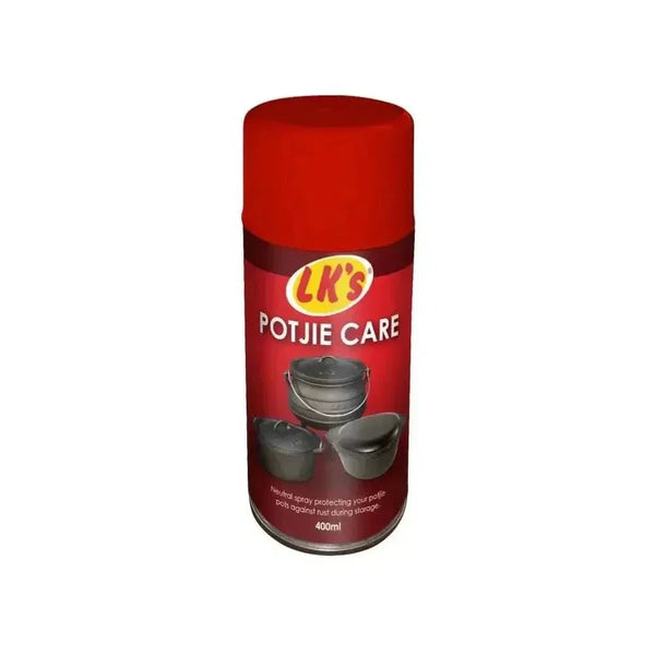 LK Potjie Care spray 400ml preventing rust on potjie pot during storage
