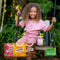 Bokomo ProNutro Strawberry 500g box with plant-based protein label and young girl swinging.