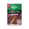 Rhodes Quality Boerewors Relish 410g can of sweet tomato relish with onions and green pepper for boerewors