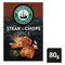 Robertsons Refill Steak & Chop Spice 80g packaging with natural ingredients, ideal for enhancing meat dishes.