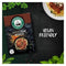 Robertsons Spice for Mince 79g pack with vegan-friendly label, surrounded by fresh herbs and spaghetti dish.