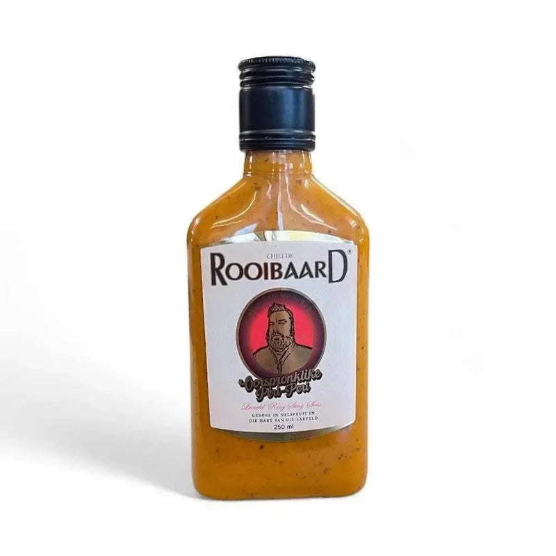 Rooibaard Original Sauce 250ml bottle for marinating meat and enhancing flavor
